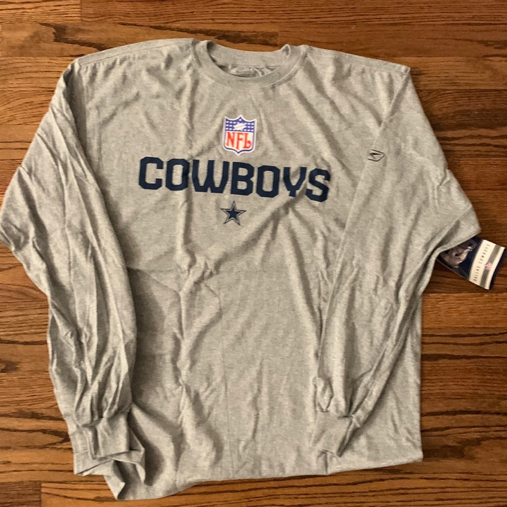 Large Dallas Cowboys, long sleeve vintage Reebok T-shirt